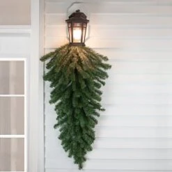 Northlight 48" Unlit Canadian Pine Christmas Teardrop Swag -Christmas Designers Store D491668S 12