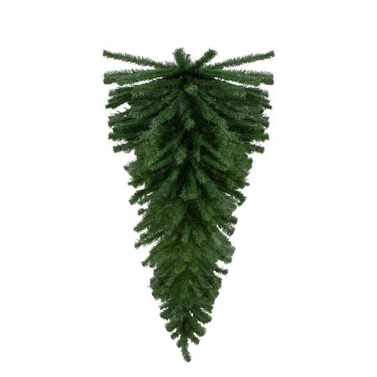 Northlight 54" Green Pine Artificial Christmas Teardrop Swag 4 Northlight 54" Green Pine Artificial Christmas Teardrop Swag - Image 2