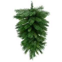 Northlight 30" Unlit Mixed Pine Artificial Christmas Teardrop Swag -Christmas Designers Store D491670S 11