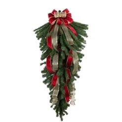 Northlight 60" Canadian Pine Christmas Teardrop Swag -Christmas Designers Store D491674S 15