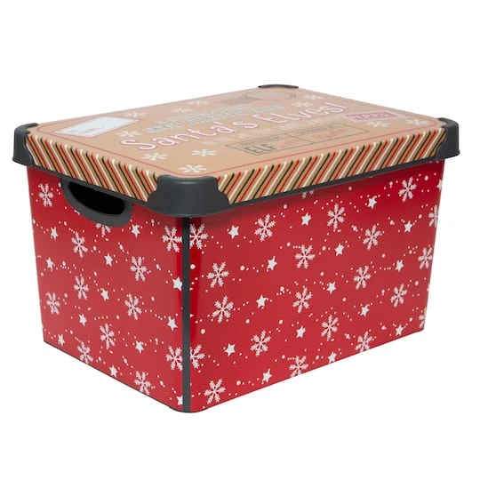 Simplify Santa's Elves Storage Tote Bin 4 Simplify Santa's Elves Storage Tote Bin - Image 2