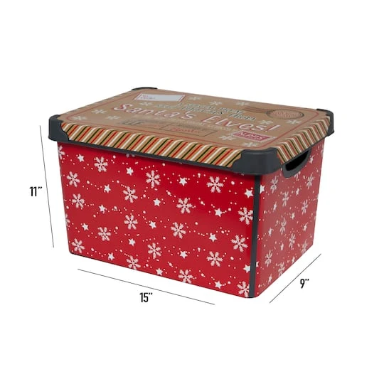 Simplify Santa's Elves Storage Tote Bin 6 Simplify Santa's Elves Storage Tote Bin - Image 4