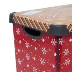 Simplify Santa's Elves Storage Tote Bin 18 Simplify Santa's Elves Storage Tote Bin -Christmas Designers Store D492890S 17