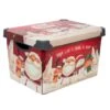Simplify Santa Clause Is Coming To Town Storage Tote Bin 2 Simplify Santa Clause Is Coming To Town Storage Tote Bin -Christmas Designers Store D492891S 11