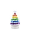 7" Nostalgic Ceramic Rainbow Tree -Christmas Designers Store D511939S 1