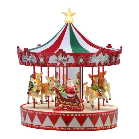 13" Vintage Carousel 4 13" Vintage Carousel - Image 2