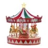 13" Vintage Carousel -Christmas Designers Store D511942S 1