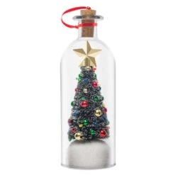 8" Christmas Message In A Bottle