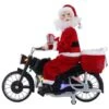 20" White Motorcycling Santa -Christmas Designers Store D511949S 1