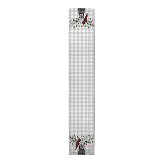 72" Christmas Lights Moose Table Runner 6 72" Christmas Lights Moose Table Runner - Image 4