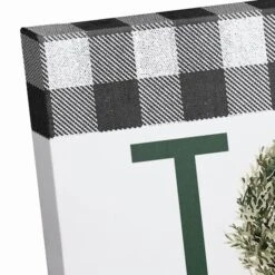 Green Joy Wreath 11x14 Canvas Wall Art -Christmas Designers Store D517976S 3