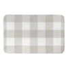 Designs Direct Tan Buffalo Check Bath Mat, 34" X 21" 2 Designs Direct Tan Buffalo Check Bath Mat, 34" X 21" -Christmas Designers Store D517981S 1