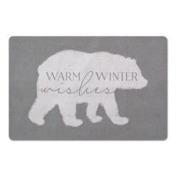 Warm Winter Wishes 27x18 Floor Mat