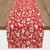 90" Christmas Icons Table Runner 2 90" Christmas Icons Table Runner -Christmas Designers Store D518035S 1