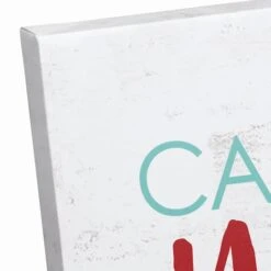 Candy Cane Wishes And Mistletoe Kisses 20x20 Canvas Wall Art -Christmas Designers Store D518039S 3