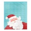 Santa Ho Ho Ho 50x60 Sherpa Fleece Blanket 2 Santa Ho Ho Ho 50x60 Sherpa Fleece Blanket -Christmas Designers Store D518077S 1