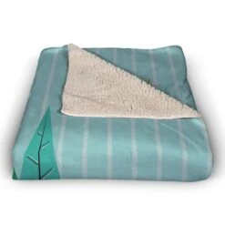 Tis The Season Trees 50x60 Sherpa Fleece Blanket -Christmas Designers Store D518078S 3