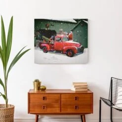 Santa Packing The Truck 24x20 Canvas Wall Art 12 Santa Packing The Truck 24x20 Canvas Wall Art -Christmas Designers Store D518094S 4