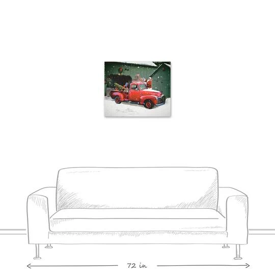 Santa Packing The Truck 24x20 Canvas Wall Art 8 Santa Packing The Truck 24x20 Canvas Wall Art - Image 6