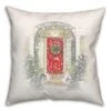 Home For Holidays Door 18x18 Throw Pillow 2 Home For Holidays Door 18x18 Throw Pillow -Christmas Designers Store D518127S 1