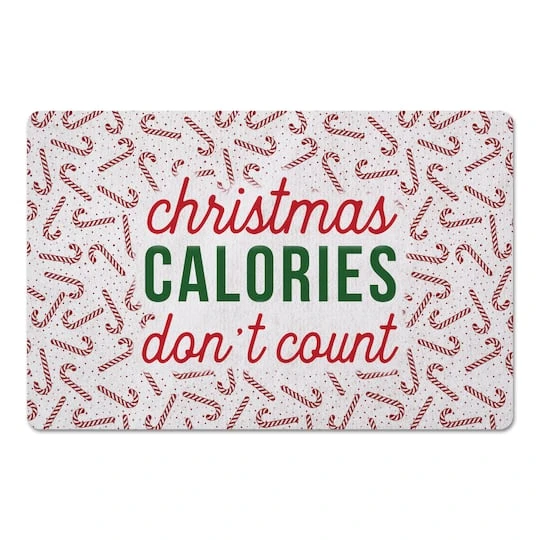 Christmas Calories Don't Count Floor Mat 4 Christmas Calories Don't Count Floor Mat - Image 2