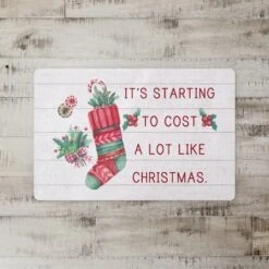 Cost A Lot Like Christmas Floor Mat -Christmas Designers Store D518145S 2