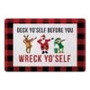 Deck Yo Self 27x18 Floor Mat -Christmas Designers Store D518146S 1