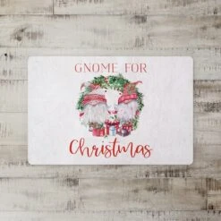 Gnome For Christmas Floor Mat -Christmas Designers Store D518147S 2