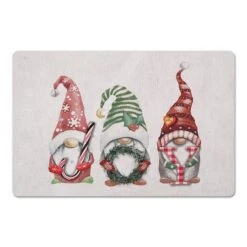 Joy Christmas Gnomes Floor Mat 6 Joy Christmas Gnomes Floor Mat -Christmas Designers Store D518148S 1 1