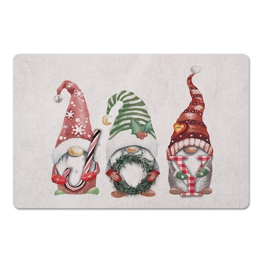 Joy Christmas Gnomes Floor Mat 4 Joy Christmas Gnomes Floor Mat - Image 2