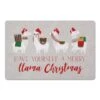 Merry Llama Christmas Floor Mat -Christmas Designers Store D518149S 1
