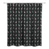 Holiday Llama Pattern Shower Curtain 2 Holiday Llama Pattern Shower Curtain -Christmas Designers Store D518166S 1