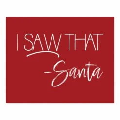 Santa Saw That 10x8 Tabletop Canvas