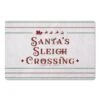 Santas Sleigh Crossing 27x18 Floor Mat -Christmas Designers Store D518207S 1