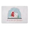 Home Christmas Snowglobe Floor Mat