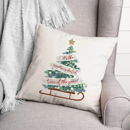 Most Wonderful Tree 18x18 Throw Pillow 4 Most Wonderful Tree 18x18 Throw Pillow - Image 2