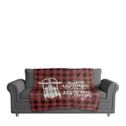 One Horse Open Sleigh 50x60 Coral Fleece Blanket 7 One Horse Open Sleigh 50x60 Coral Fleece Blanket -Christmas Designers Store D518277S 3