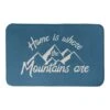 Designs Direct Home Mountains Are Blue Bath Mat, 34" X 21" 2 Designs Direct Home Mountains Are Blue Bath Mat, 34" X 21" -Christmas Designers Store D518369S 1