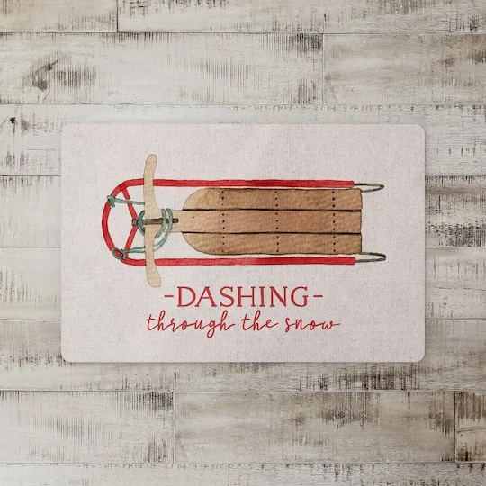 Dashing Sled 27x18 Floor Mat 5 Dashing Sled 27x18 Floor Mat - Image 3