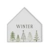 Tree Doodle Winter 12x12 House Shaped Canvas 1 Tree Doodle Winter 12x12 House Shaped Canvas -Christmas Designers Store D518441S 1