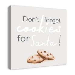 Christmas Cookies Santa Canvas Wall Art 10 Christmas Cookies Santa Canvas Wall Art -Christmas Designers Store D518450S 2