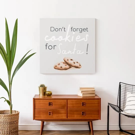 Christmas Cookies Santa Canvas Wall Art 7 Christmas Cookies Santa Canvas Wall Art - Image 5