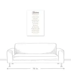 Christmas House Rules Canvas Wall Art -Christmas Designers Store D518453S 5