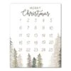 Christmas Trees Countdown Canvas Wall Art -Christmas Designers Store D518456S 1