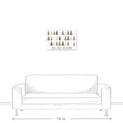 Tis The Season 30x20 Canvas Wall Art -Christmas Designers Store D518458S 5