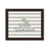 20" Winter Wonderland Gray Stripes Black Framed Print Wall Art 2 20" Winter Wonderland Gray Stripes Black Framed Print Wall Art -Christmas Designers Store D518469S 1