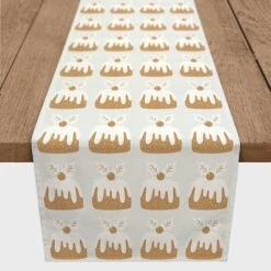 Sugar Plum 16x90 Poly Twill Table Runner 8 Sugar Plum 16x90 Poly Twill Table Runner -Christmas Designers Store D518484S 2
