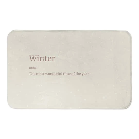 Designs Direct Winter Defined Bath Mat, 34" X 21" 4 Designs Direct Winter Defined Bath Mat, 34" X 21" - Image 2