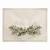 Holly Jolly Greenery 18x14 Poly Twill Placemat -Christmas Designers Store D518511S 1