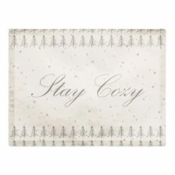 Tree Stay Cozy 18x14 Poly Twill Placemat